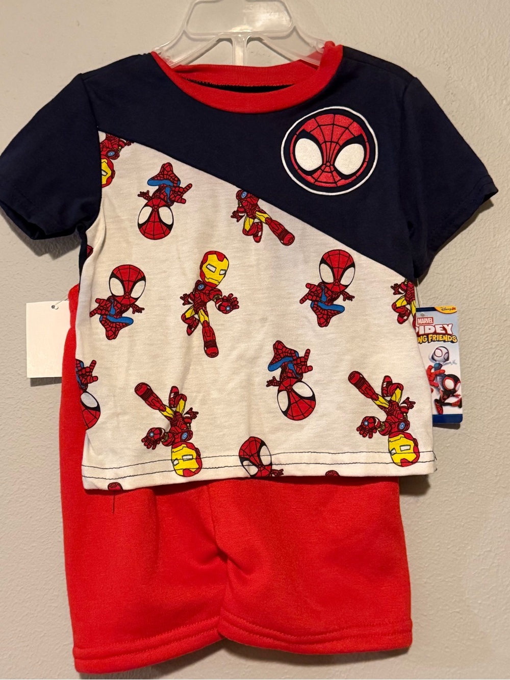 Marvel Spider-Man Red & Navy Kids Set